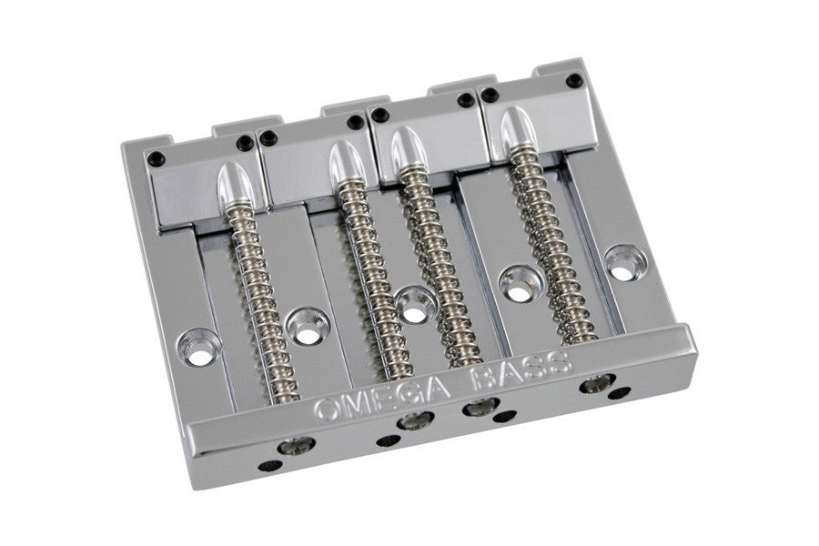 OMEGA BASS BRIDGE 4 STRING CHROME Badass-style ALLPARTS