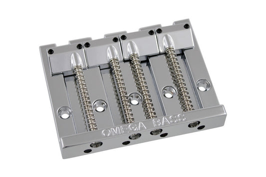 OMEGA BASS BRIDGE 4 STRING CHROME Badass-style ALLPARTS