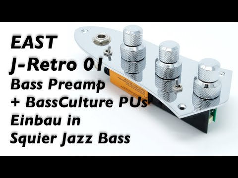 ベース John East J-RETRO 01 preamp John East J Retro Bass Preamp for Jazz Bass
