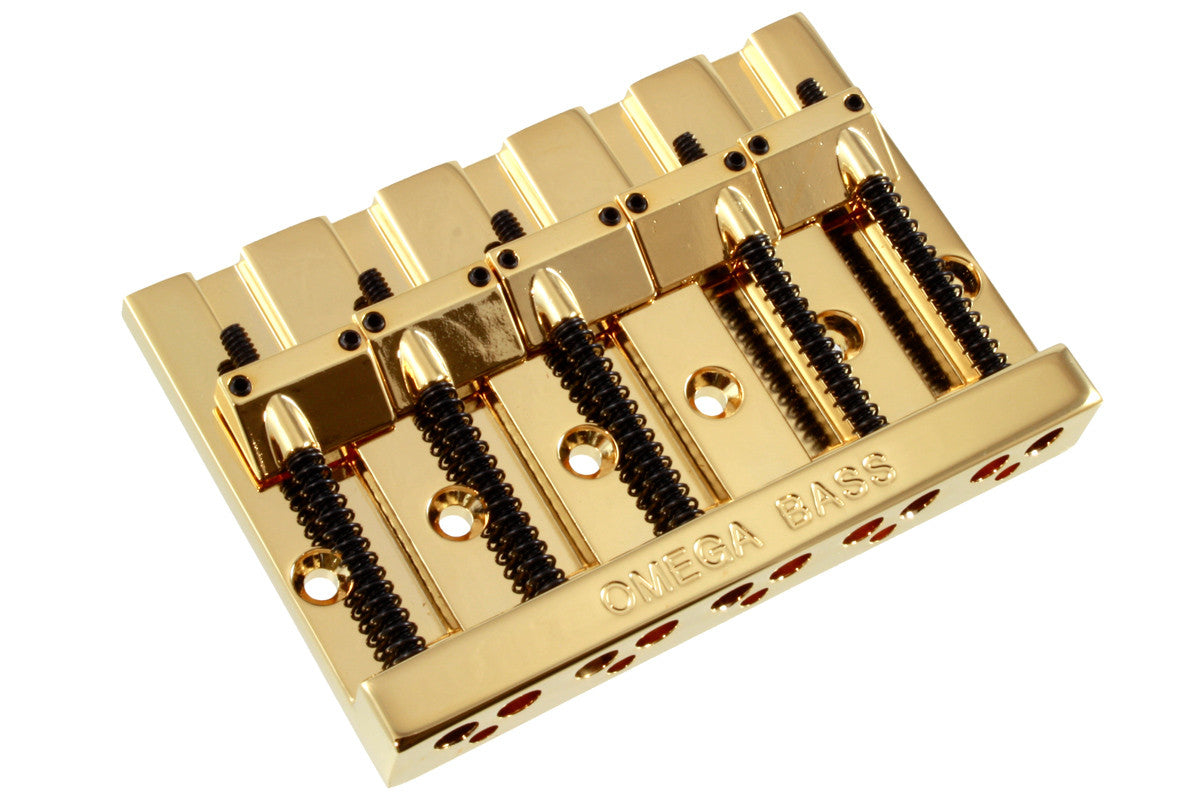 OMEGA BASS BRIDGE 5 STRING GOLD  Badass-style ALLPARTS